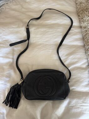 Gucci Black Soho Disco Crossbody Bag